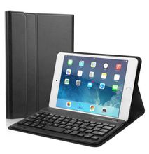 Removable Bluetooth Wireless Keyboard PU Leather Tablet Stand Cover Case for iPad 9.7 2017/2018