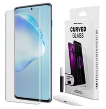 UV Light adhesive tempered glass screen protector for Samsung S20 plus