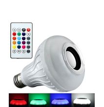 Generic LED Light Bulb with Speaker Bluetooth Smart Music Bulb - Multi-Color
