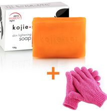 Kojic Lightening Soap+ Exfoliating Bath Glove