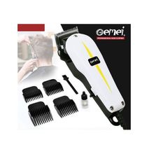 Progemei GM-1021 - Professional Electric Hair Clipper Hair Shaver - White & Black