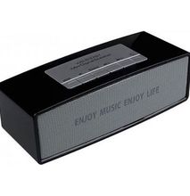 Generic WS-637BT Bluetooth wireless Speaker with FM radio Mem card, USB - Black