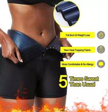 SAUNA Sweat Waist Trainer Body Shaper Workout Shorts Sauna Effect Tummy Control Slimming  SHORTS