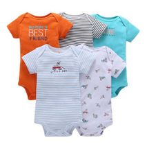 Fashion 5 Pieces Baby Bodysuits/Baby Onesies/Sleepsuit/Romper- Multicolores