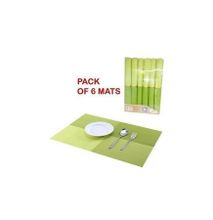 Generic Table Mats 6 Pieces - Green