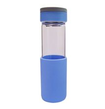 Arkman Glass Water Bottle - 550ml - Blue