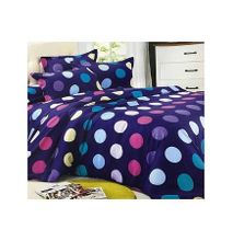 Polka dot Multi color 1 Duvet 1 Bedsheet 2 Pillowcases