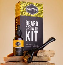 Goatee Beard Growth Kit With Oil And Roller