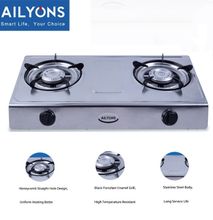 Ailyons Table Top Gas Stove  Double Burner Cooker