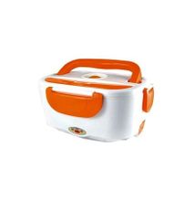Electric Lunch Box- White & Orange