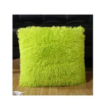 Soft Decorative Pillows for Sofa Fluffy Pillow Case Throw Cushion Cover Decor Green