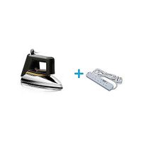 Philips HD1172 - Dry Iron Box No.1 + a FREE Heavy Duty 4-Way Socket Extension Cable