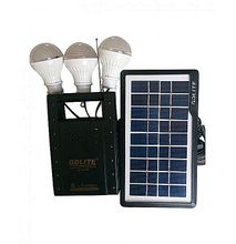 GDLITE 8066A Rechargeable Lighting System - Black .