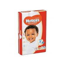 Huggies Dry Comfort Diapers, Size 5 (12-22kgs) ,56 Count
