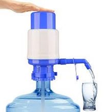 Handpress Water Dispenser, Water Pump For Bottled Water Blue + Blue