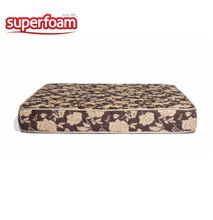 Superfoam High Density Foam Mattress - Brown & Beige (3.5 x 6 x 8)