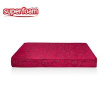 Superfoam High Density Plain Foam Mattress - Maroon (3.5 x 6 x 8)