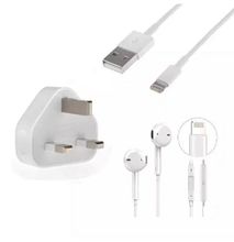 Charger For iPhone X + Earphones For iPhone 6S 7 8, X, XR, X Plus