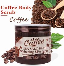 Coffee Sea Salt Bath Body,Face&Feet Whitening Spa Scrub