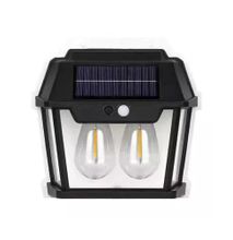 Solar Double LED Wall Lamp Induction Lamp Garden Lights Yard Patio Fence Lamps
