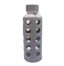 Arkman Glass Water Bottle - 460ml - Grey