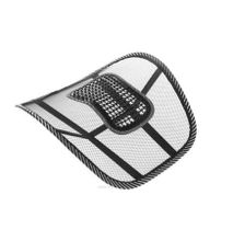 Back Rest - Mesh Support for Car Seat or Office Chair - Black