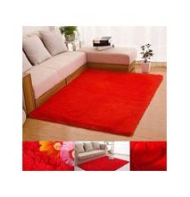 Generic Soft Fluffy Carpet - Red (5 X 8)