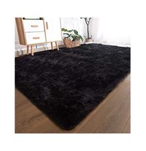 Generic Fluffy Carpets - Black (7 X 10)