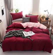 Generic Maroon and Pink 4 in 1 Duvet Cover(6 x 6 ) - Without Duvet
