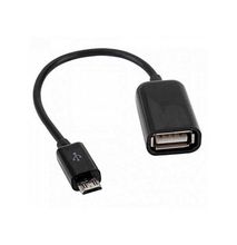 Micro USB OTG Cable Black Small