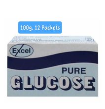 Excel Pure Glucose Powder 100g, 12 packets