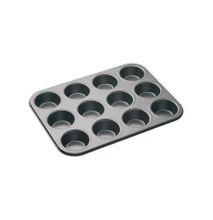 Non-Stick Cupcake Muffin Tray / Baking Pan Black black 6 cups