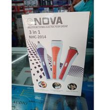 Nova 3in1Hair Clipper ,Shaver Nose Trimmer Set