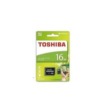 Toshiba Micro SD Memory Card 16GB Capacity - Black