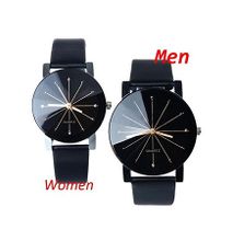 Fashion Pair Of Couple Wrist Watch Leather - FREE Gift Box