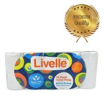 Livelle Premium Toilet Tissue 10 Pack