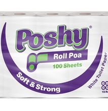 Poshy Roll Poa Toilet Tissue 10 pack