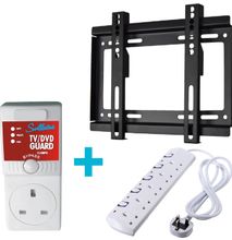 Wall Mounting Bracket for 14 - 42 TV plus free Tv guard and free4way extension
