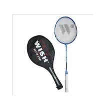 Wish One Piece Badminton Racket Fusiontec W/Full Cover,