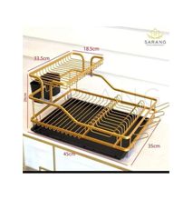 High Quality Gold Fancy Dish Rack/drainer