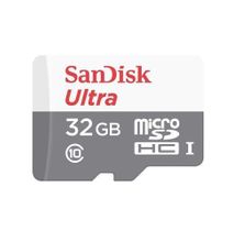 Sandisk 32GB Ultra Micro SD Card(SDHC)+Adapter - Class 10