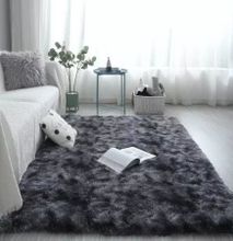 6 Fluppy Patched Plain Colors Carpets 5by8