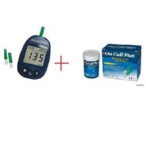 On Call Plus Blood Glucose Meter With 50 Test Strips.