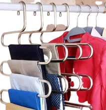 Heavy Stainless Steel Trouser Organizer Multipurpose Hanger