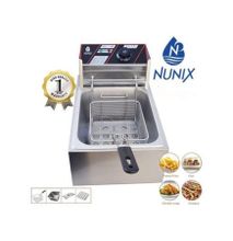 Nunix Powerful Stainless Steel Electric Deep Frier 6 Litres