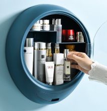 Wall Mounted Bathroom Cosmetic Storage Box Punch