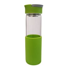 Arkman Glass Water Bottle - 550ml - Luminous Green