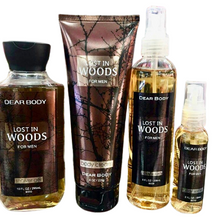 Dear Body Lost in the Woods 4 in 1 Mens Fragrance Set