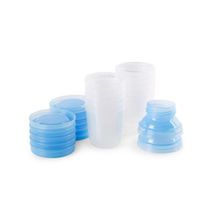 Mom Easy Breast Milk Storage Containers-6 Cups With Lids