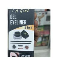 LA Girl 2in1 Waterproof Longwear Eyeliner/Eyebrow Gel-Black&Brown